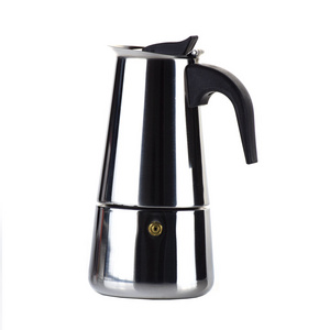 W Ecocoffee bialetti moka pot New Design Stainless Steel  Moka Pot  For Espresso Coffee Maker