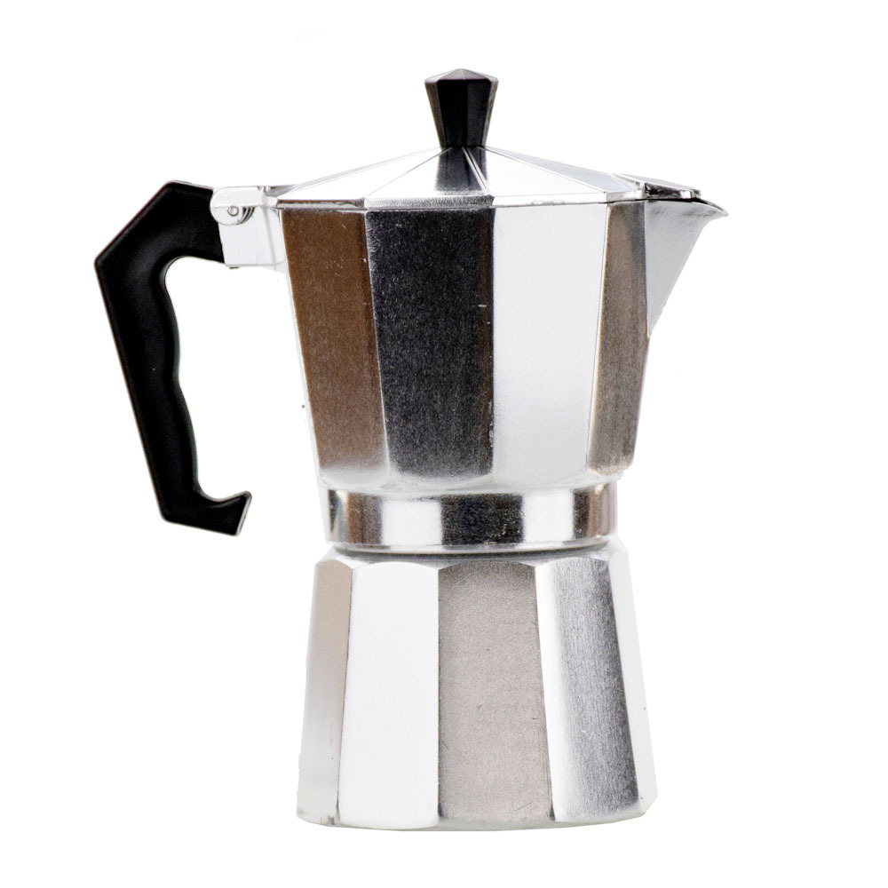 ECOCOFFEE B30 Aluminum Coffee Moka Pot Stovetop for Electric Cooker Household coffee kettle High Quality Kitchen accessories L