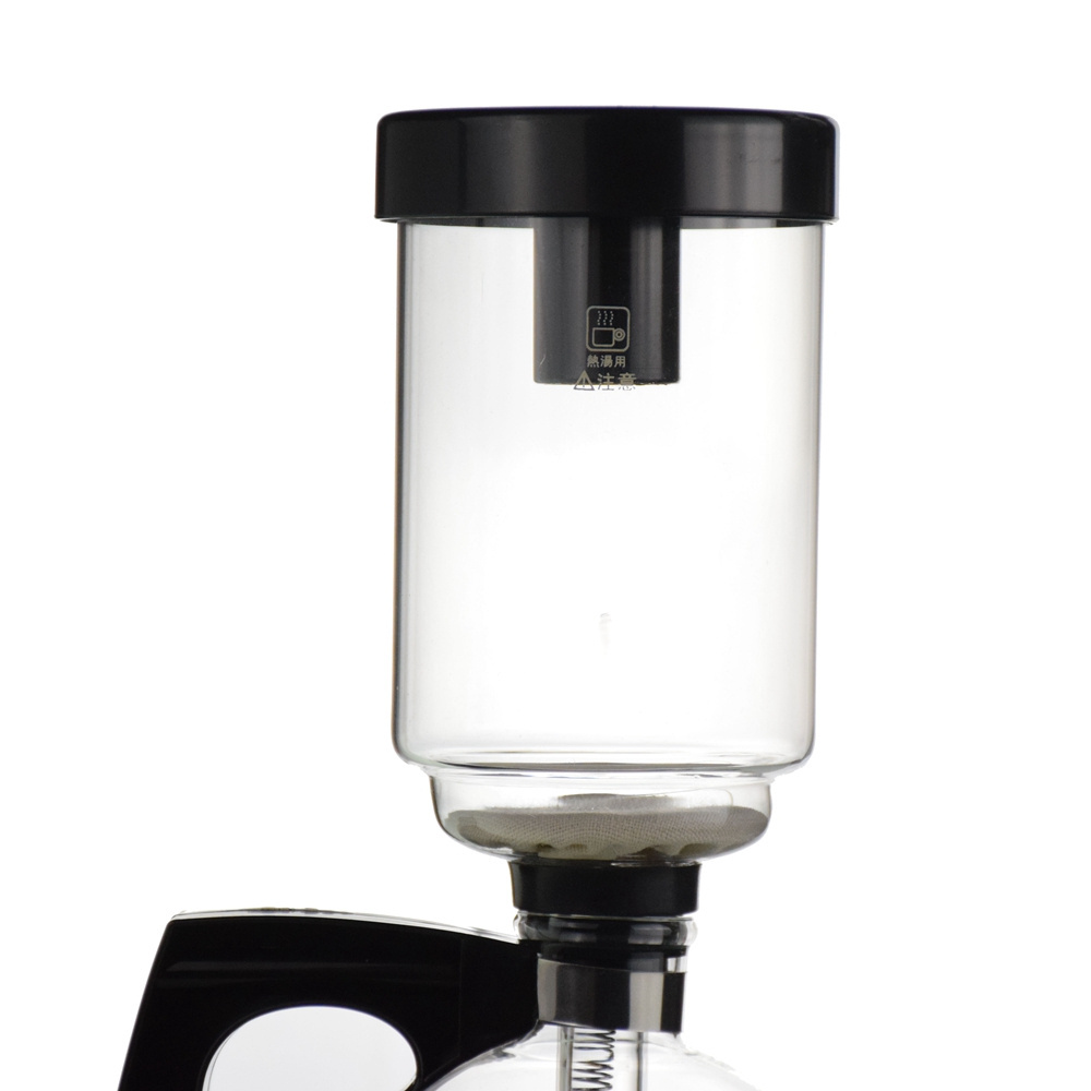 Ecocoffee New 220V 300ml Black Electric Siphon Coffee Maker Coffee Accessories Glass & Plastic coffee & tea maker DT01