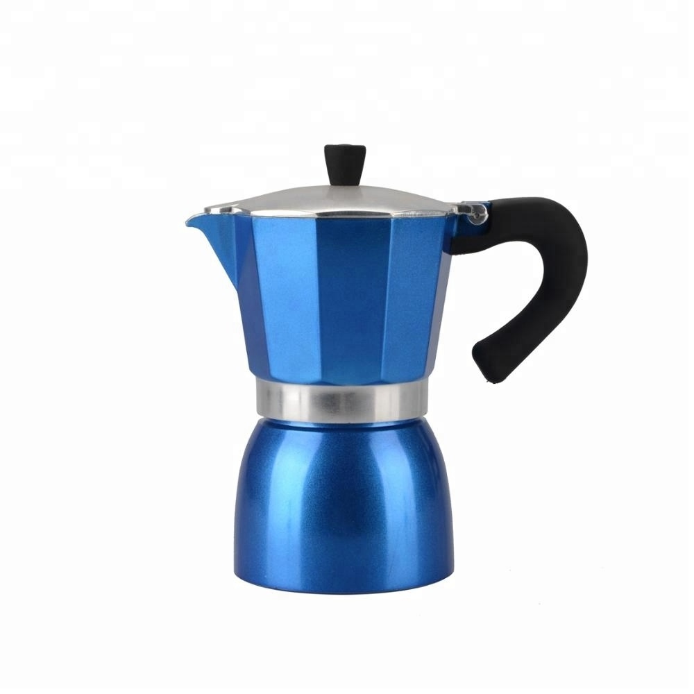 New Arrival Hefei Ecocoffee Many Kinds of Moka Pot Stovetop Espresso Latte Coffee Maker Moka Percolator Pot