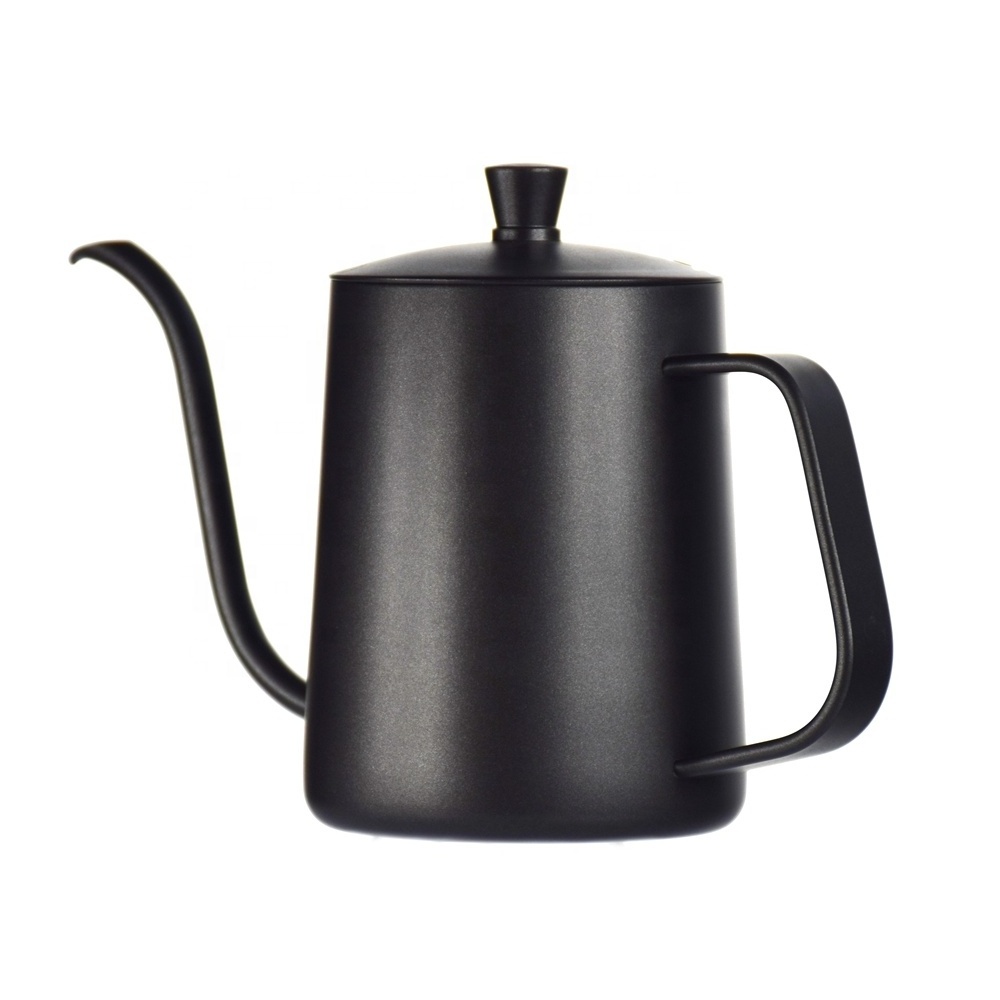 Hot sell 600ML Hand Drip Coffee Pouring Kettle Fine Stainless Pour Over Gooseneck Tea Pot kitchen machine