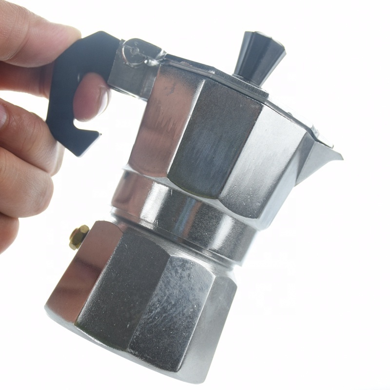 Q Ecoffee Kitchen Accessories 1cup  Aluminum Coffee Moka Pot