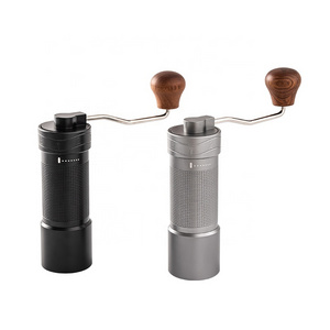 New Handheld Bean Grinder Outdoor Portable Coffee Grinder External Adjustment Coarse and Fine Steel Core Hand Grinder