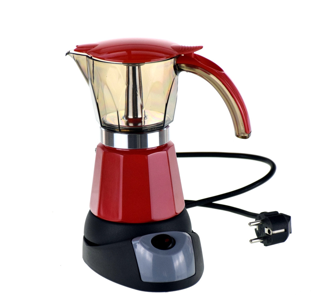 Ecocoffee 6 Cups Electrical Moka Pot Italian Espresso Mocha Pot 220V 50HZ Coffee maker