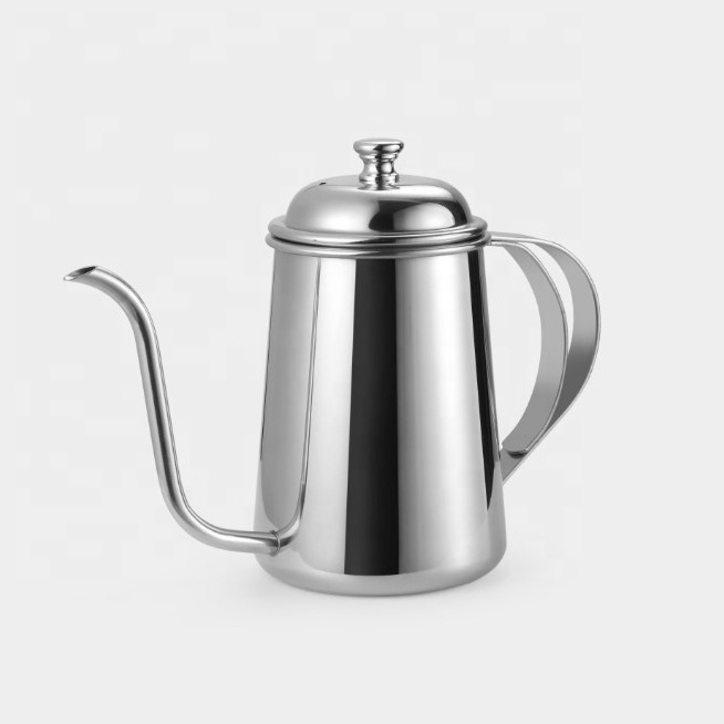 Z Barista Coffee Maker Camping Stainless Steel Black Tea Pot Kettle Drip Gooseneck Pour Over Coffee Pot BH40