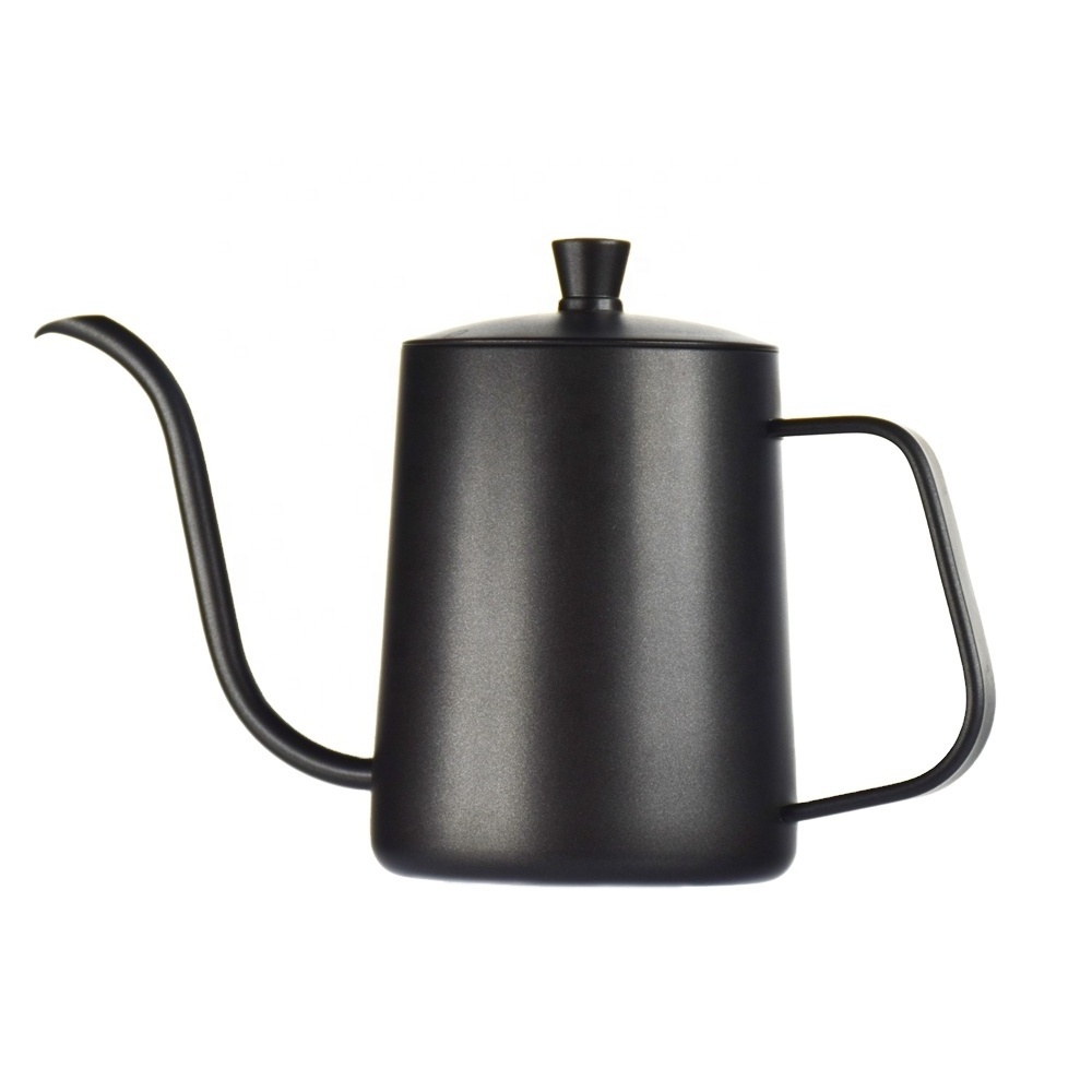 Hot sell 600ML Hand Drip Coffee Pouring Kettle Fine Stainless Pour Over Gooseneck Tea Pot kitchen machine