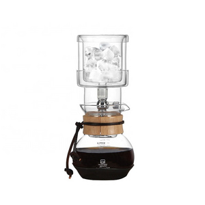 Cold Brew Coffee and Tea Maker 200ml Dripper Iced Coffee Brewer Maker with Adjustable Water Flow, Borosilicate Glass Carafe BD2