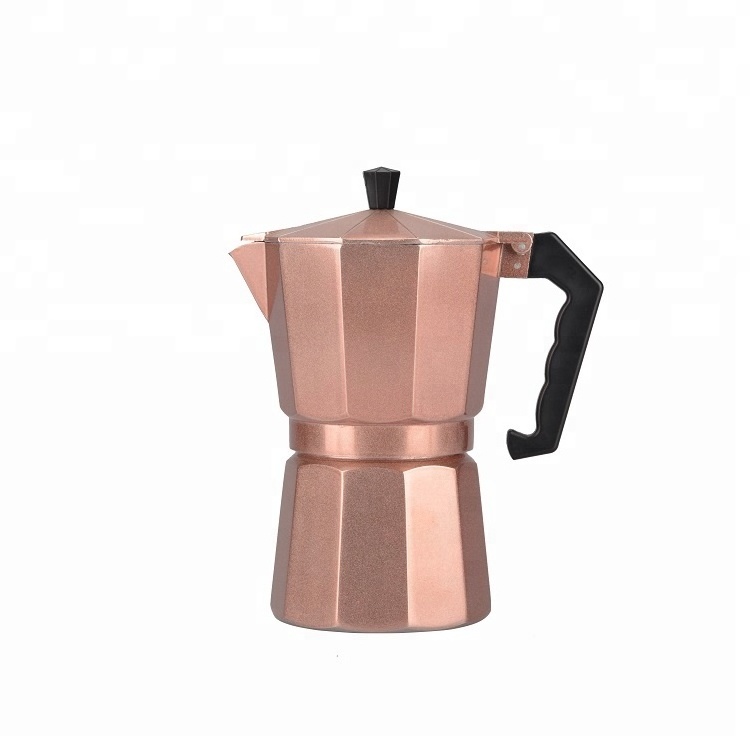 New Arrival Hefei Ecocoffee Many Kinds of Moka Pot Stovetop Espresso Latte Coffee Maker Moka Percolator Pot