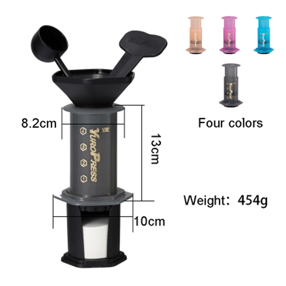 Q YRP YuroPress Portable Coffee Maker Espresso French Press barista tools Coffee Pot Air Press Drip Coffee Machine