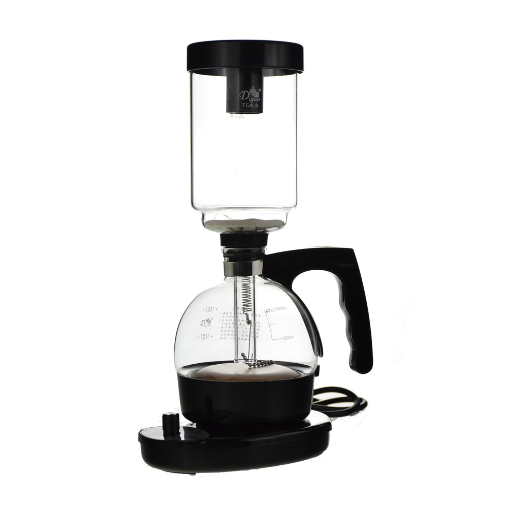 RTS New Arrival Coffee Pot Electric Syphon Coffee Maker coffee Tea Sets High Quality Metal Christmas Luxury