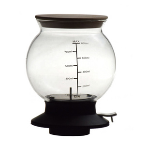 F819 New Drip/ Brew Coffee Maker Accessories Dutch Style Coffee Tea Maker 800ml Glass Pot For Home Office