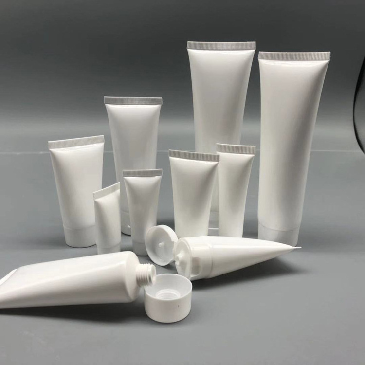 tubes packaging sugarcane biodegradable cosmetic packaging plastic hand cream face cleanser squeeze tubes with twist lid