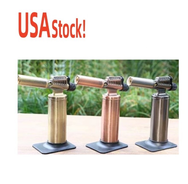 USA stock!!! newest Hot sale wholesale price gas windproof custom logos funny top-grade slant torch lighter