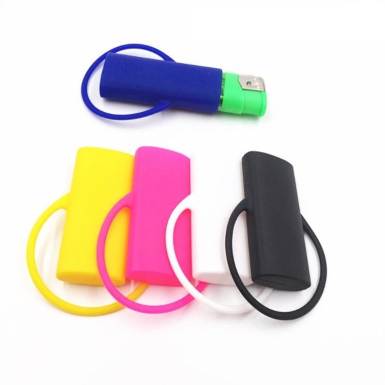 wholesale silicone lighter sleeve holder custom cigarette lighter cover case