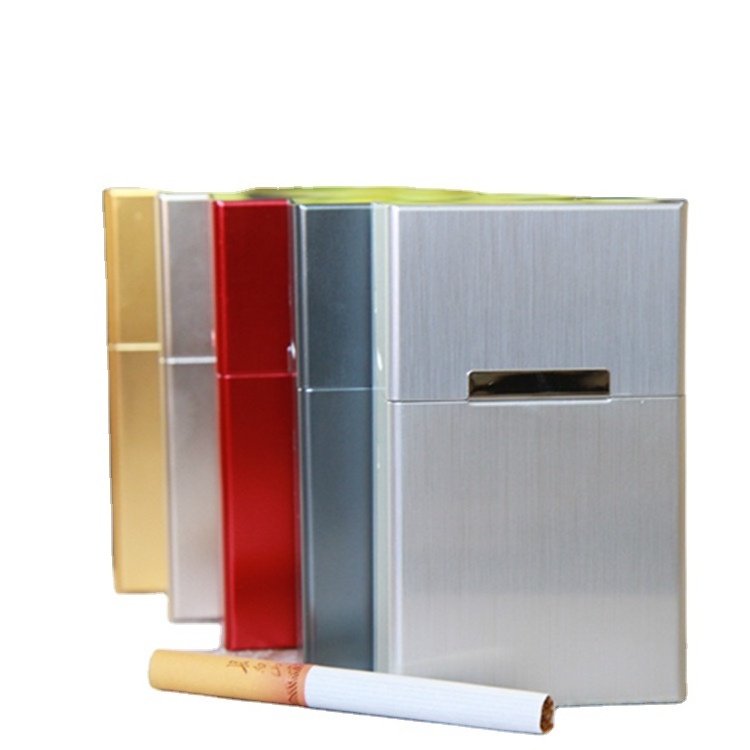 Factory Direct Supply Custom made Cigarette product Aluminium Cigarette Case/cigarette box/Tobacco Box