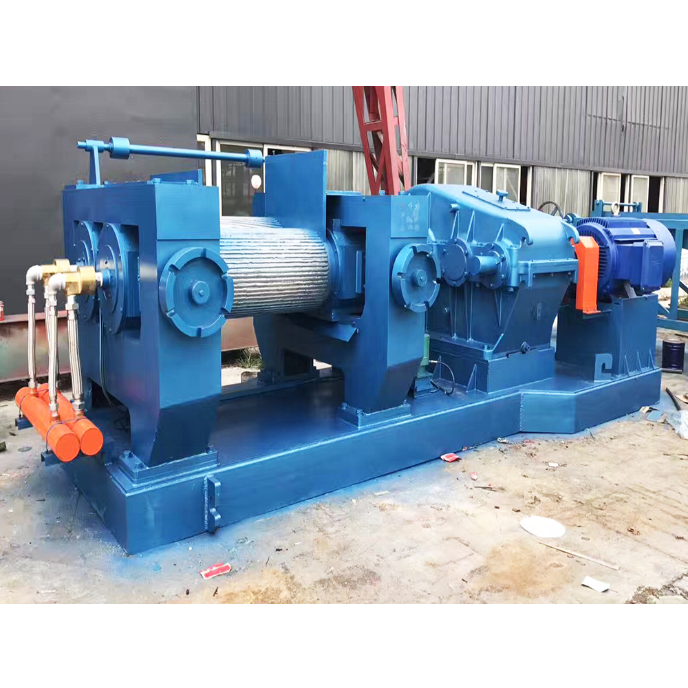 Waste tire steel wire magnetic separator tire cutting machine / tyre disintegrator