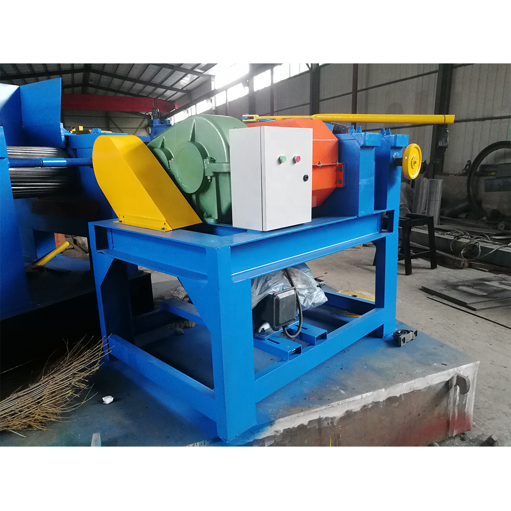 Waste tire steel wire magnetic separator tire cutting machine / tyre disintegrator