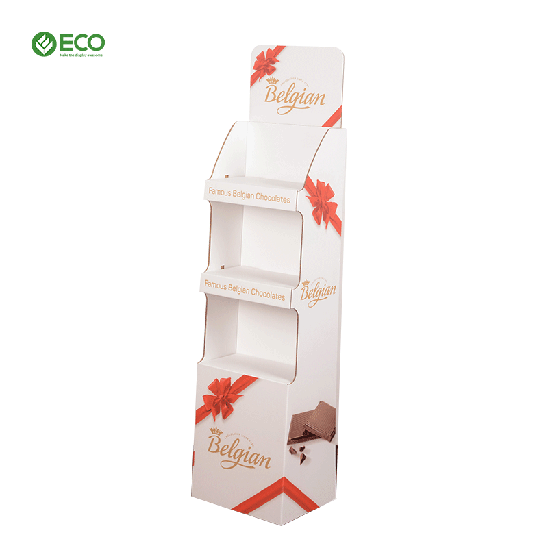 Corrugated Paper funko pop cardboard chocolate Floor Standing display stand Rack shelves Food Potato Snack cardboard display