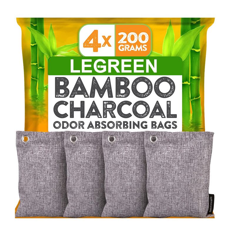 Charcoal Bags Odor Absorber Nature Fresh Bamboo Charcoal Air Purifying Bag Activated Charcoal Odor Absorber