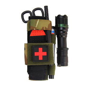 Chenque Outdoor Suivival Tactical First Aid Kit Tourniquet Scissors Emergency Go Kit Travel Carry Bag