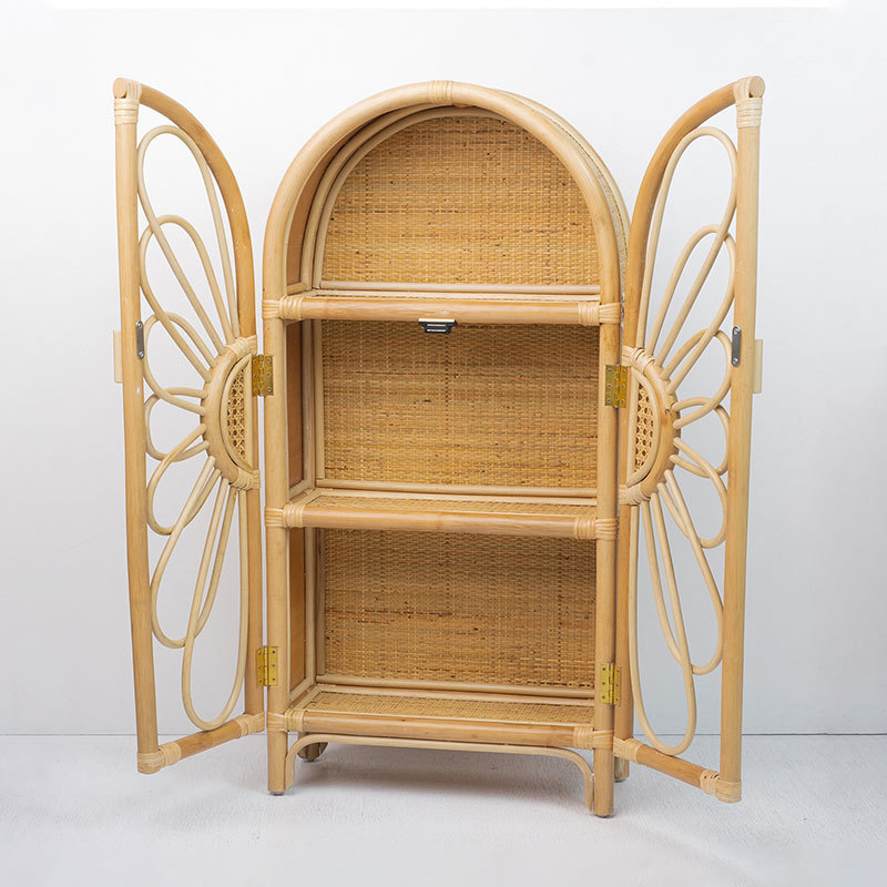 New style rattan cabinet eco friendly rattan dresser and cabinets for clothes elegant wardrobes bedroom closet