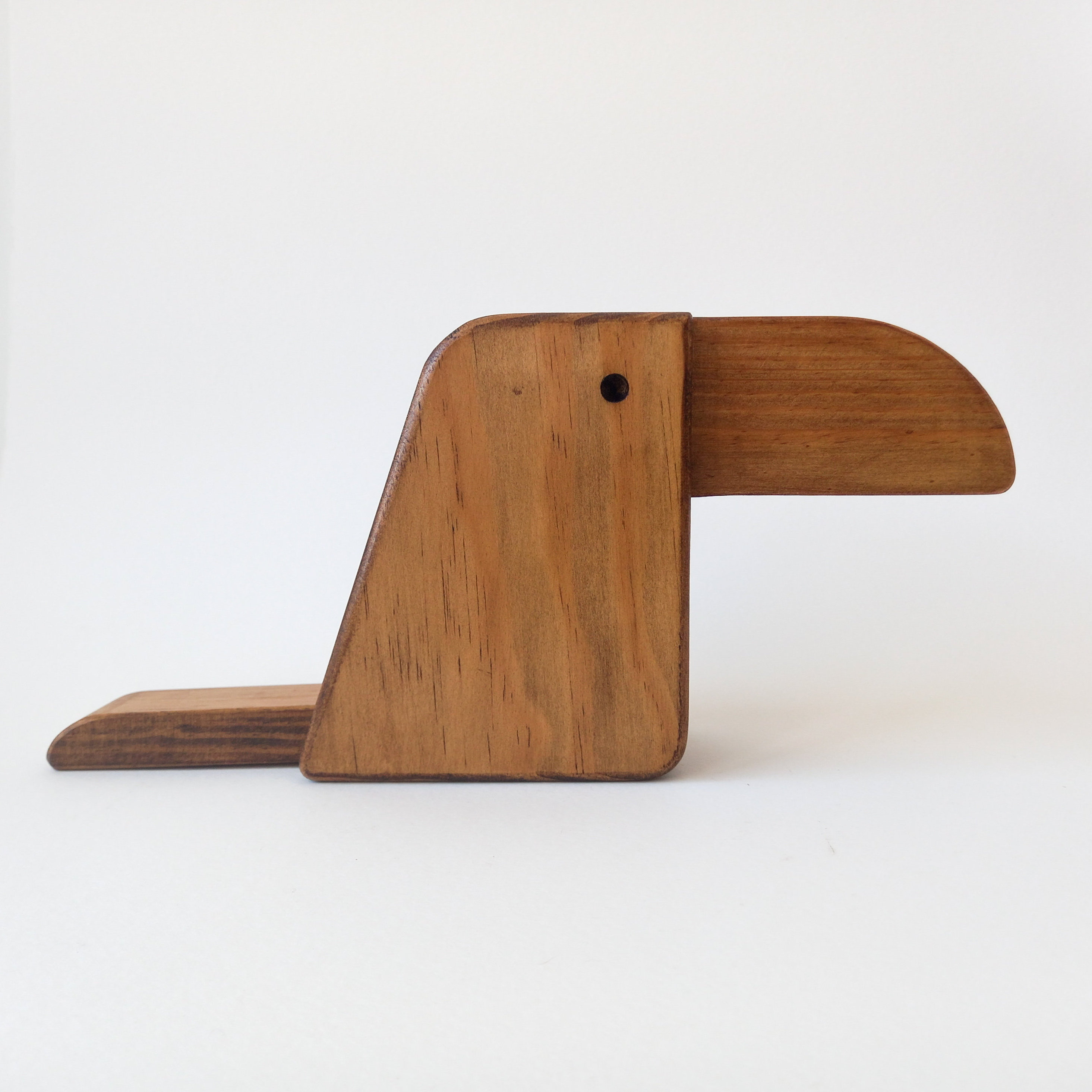 Natural small wooden bird customizable hand made wood birds for kids toy and room decoration