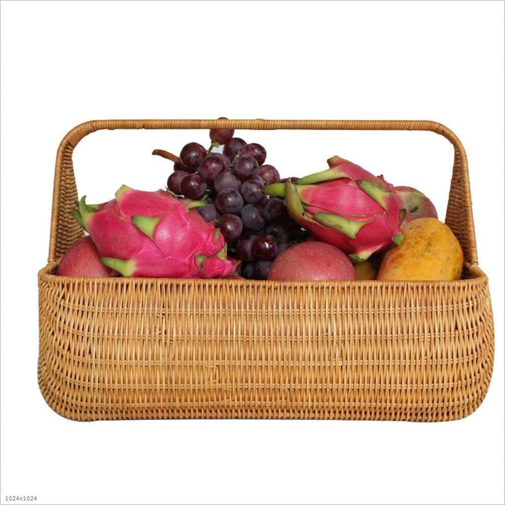 Natural handwoven bamboo rattan picnic basket wholesale cheap price for export