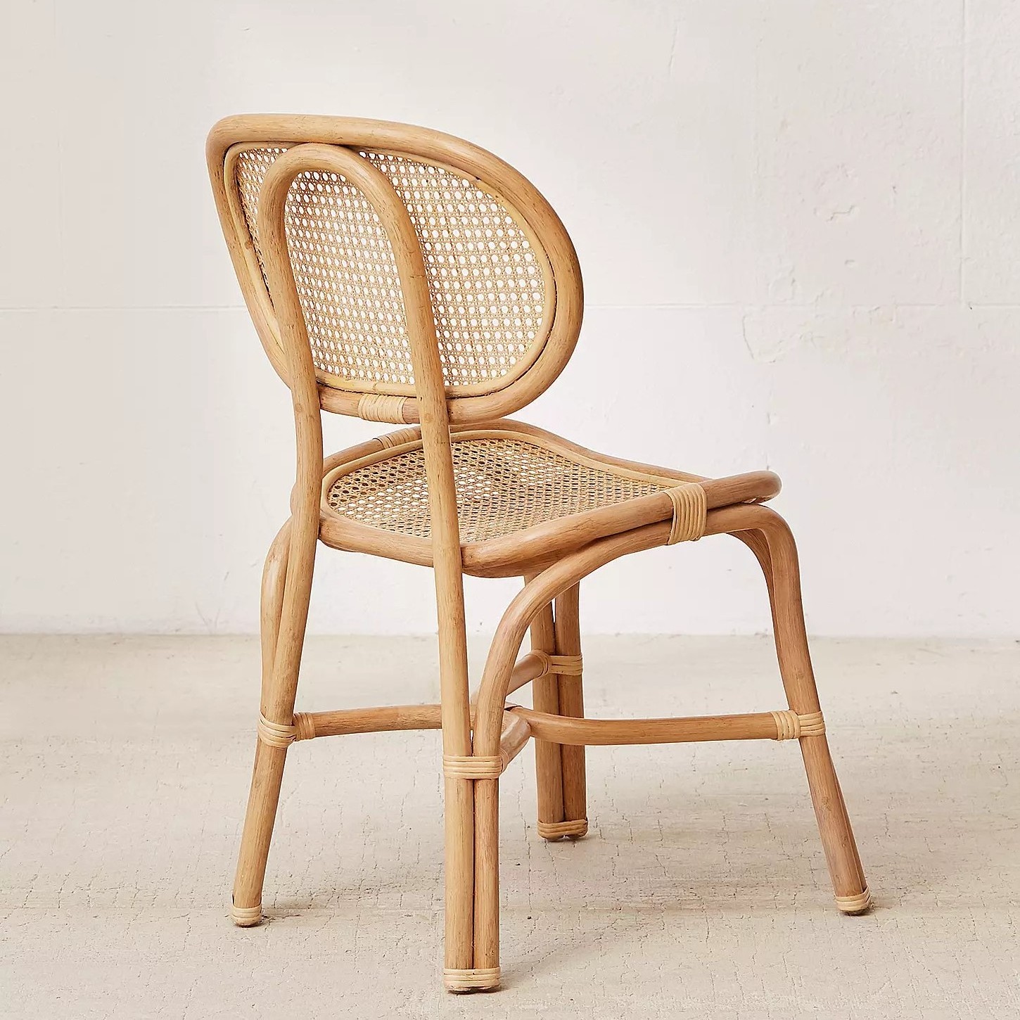 Unique design woven rattan cane chair bamboo dining commercial sturdy chairs made in Vietnam