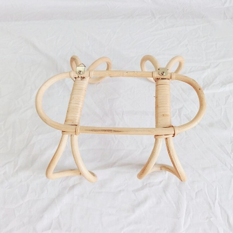 Top trend handmade modern style rattan wall-mounted hooks for hanging kid adult clothes and coat