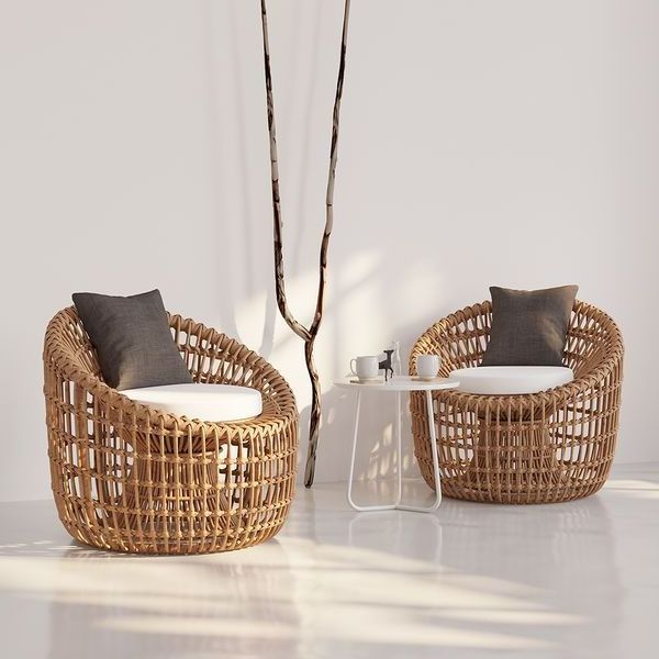 Armchair rattan sofa for sale handmade cane nest sofas garden indoor outdoor balcony couch cheap arm chairs