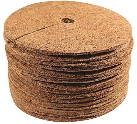 Hot sale coconut fiber round mat coco coir mulch mats for gardening farming cheap price from Vietnam