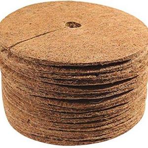 Hot sale coconut fiber round mat coco coir mulch mats for gardening farming cheap price from Vietnam