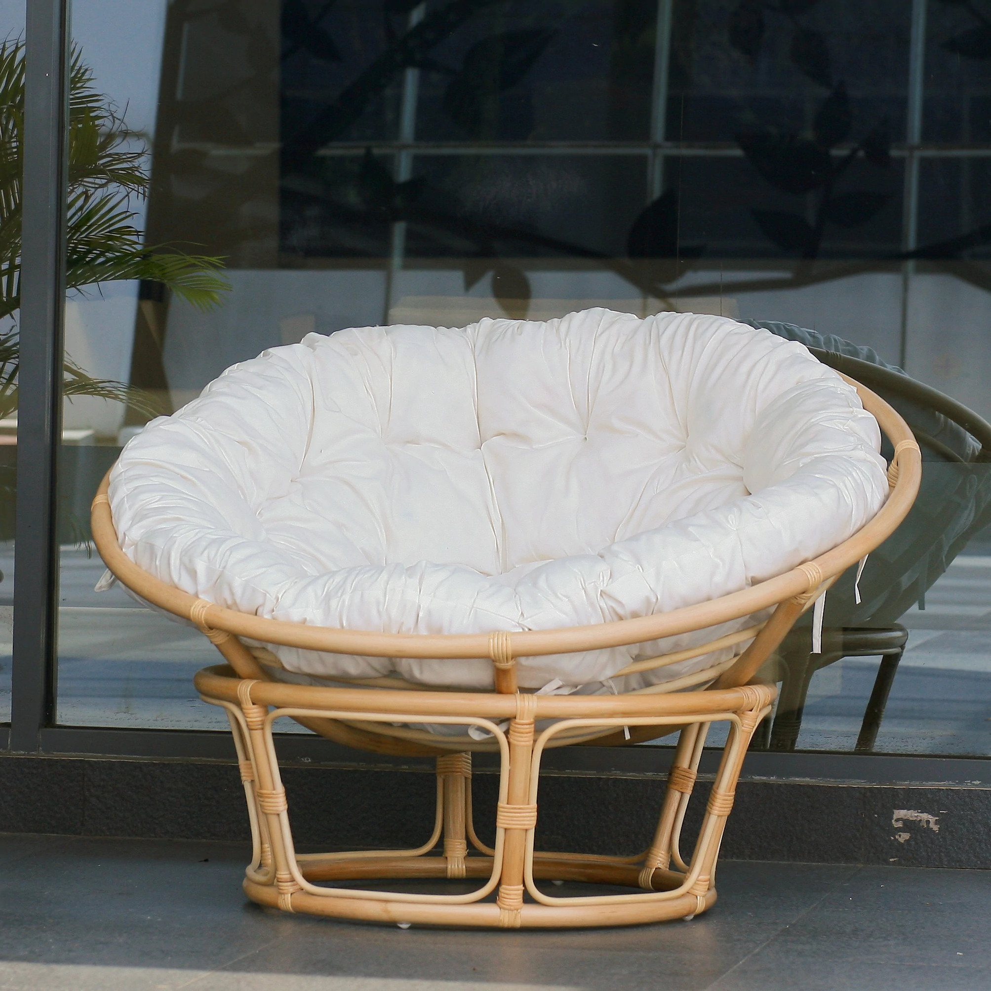 Patio outdoor furniture home garden decoration wicker chair relaxing papasans rattan papasan chairs