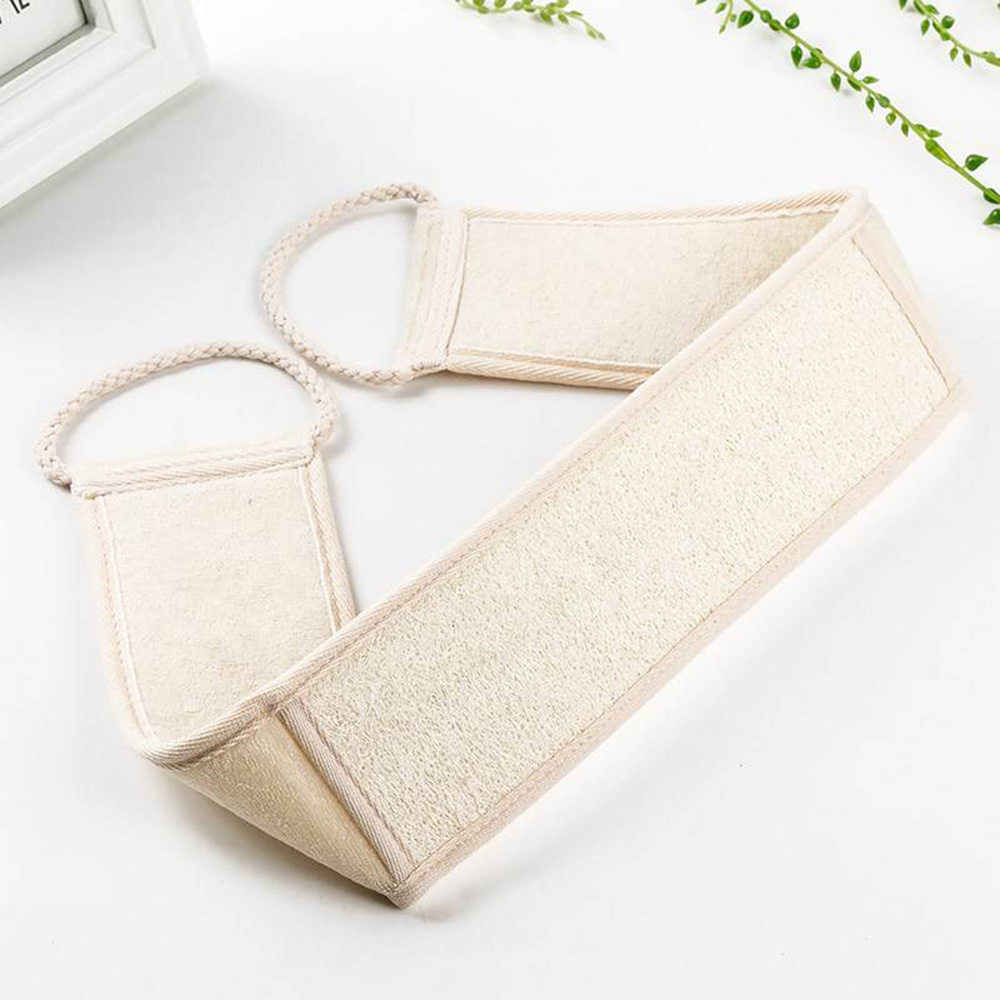 Skin exfoliator shower body exfoliation strap belt loofah sponge back scrubber bath scrubbing washer