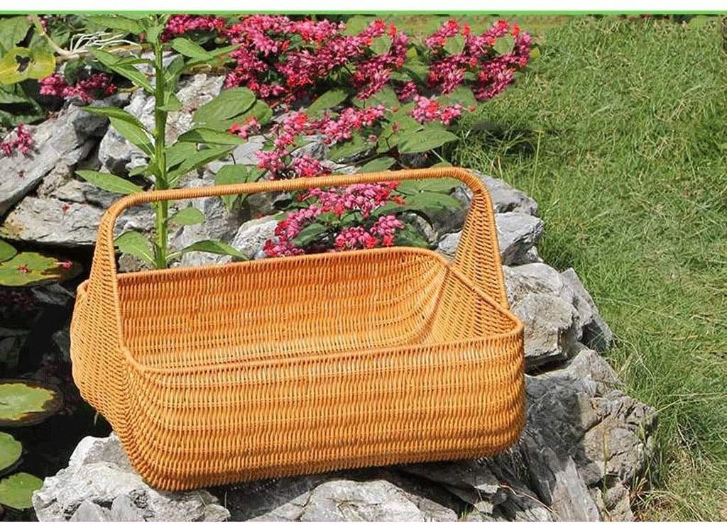 Natural handwoven bamboo rattan picnic basket wholesale cheap price for export