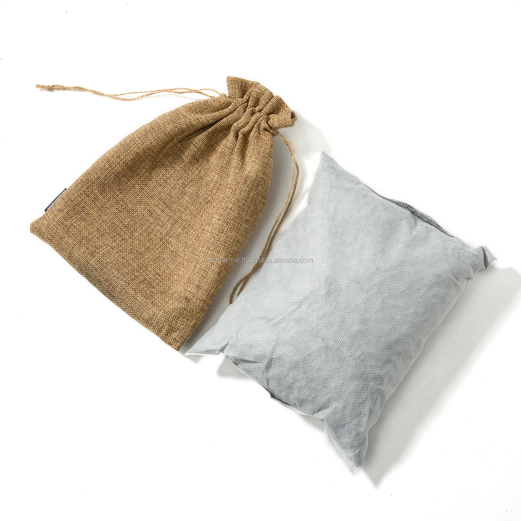 Odor eliminator bags air purifying bags deodorizer sachets with coconut activated charcoal