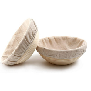 Sourdough fermentation rising pastry baskets natural round oval bread proofing rattan banneton basket cheap price