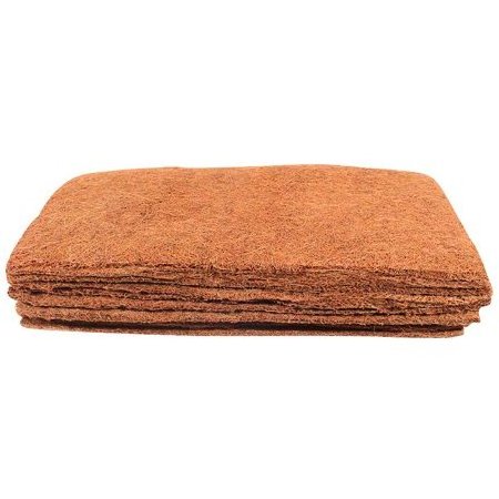 Natural biodegradable coconut fiber coir fibre grow mat sheets for microgreens coco precut pads