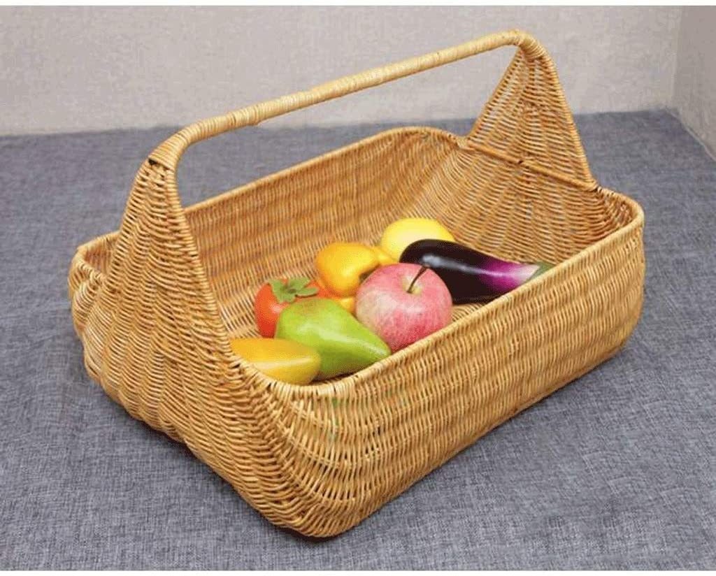 Natural handwoven bamboo rattan picnic basket wholesale cheap price for export