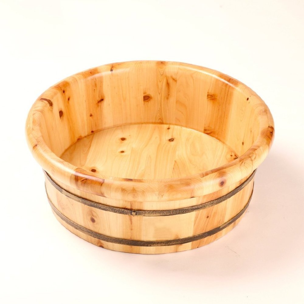 High quality factory wholesale price sauna wooden buckets custom design and logo wood bucket