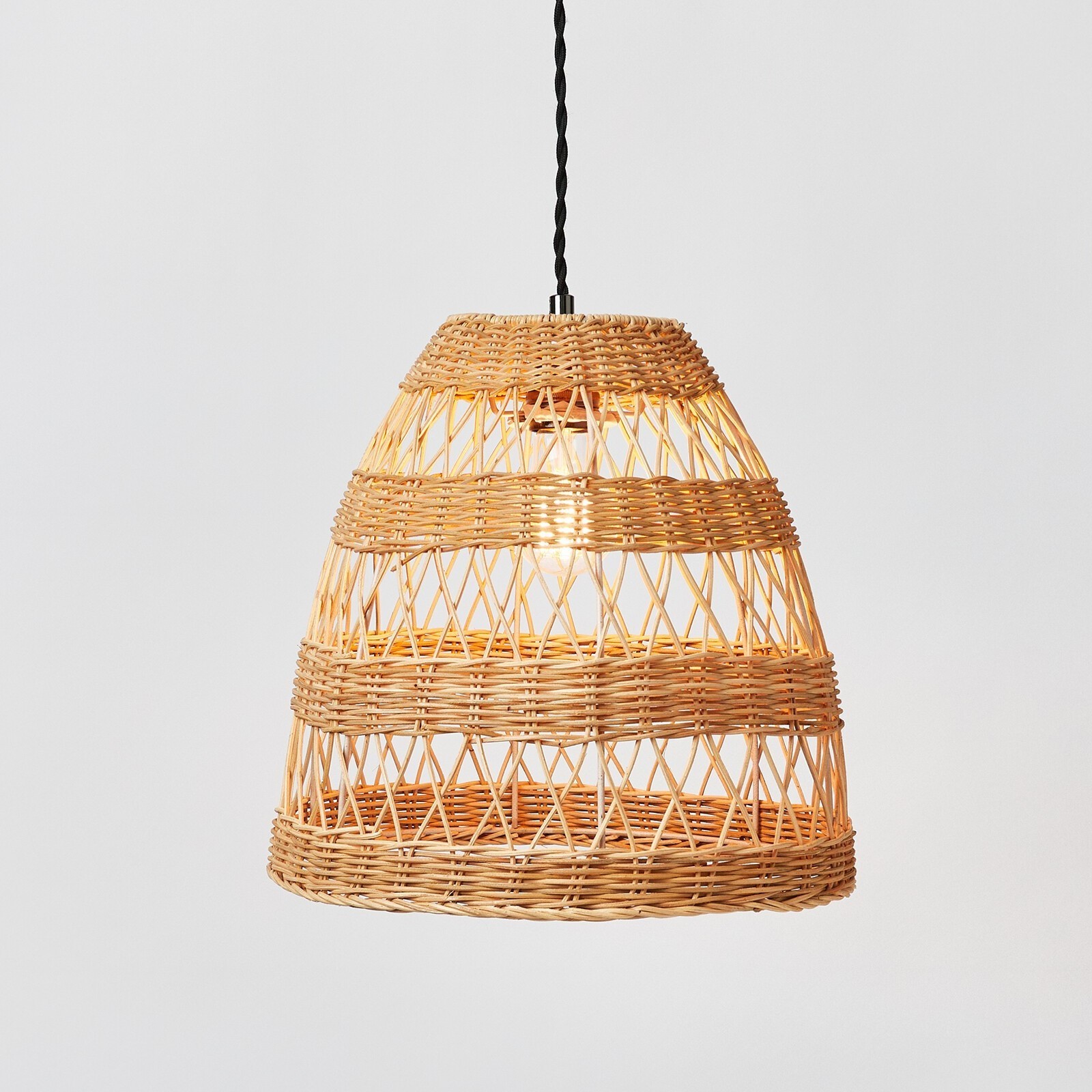 Cheap price natural bamboo rattan lampshade eco friendly rattan lamp shades handmade lamps covers