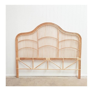 Rattan solid decorative twin headboard rattan wood bed decor head board panels oversized bedhead