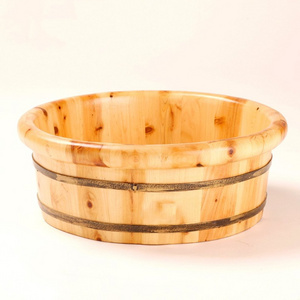 High quality factory wholesale price sauna wooden buckets custom design and logo wood bucket