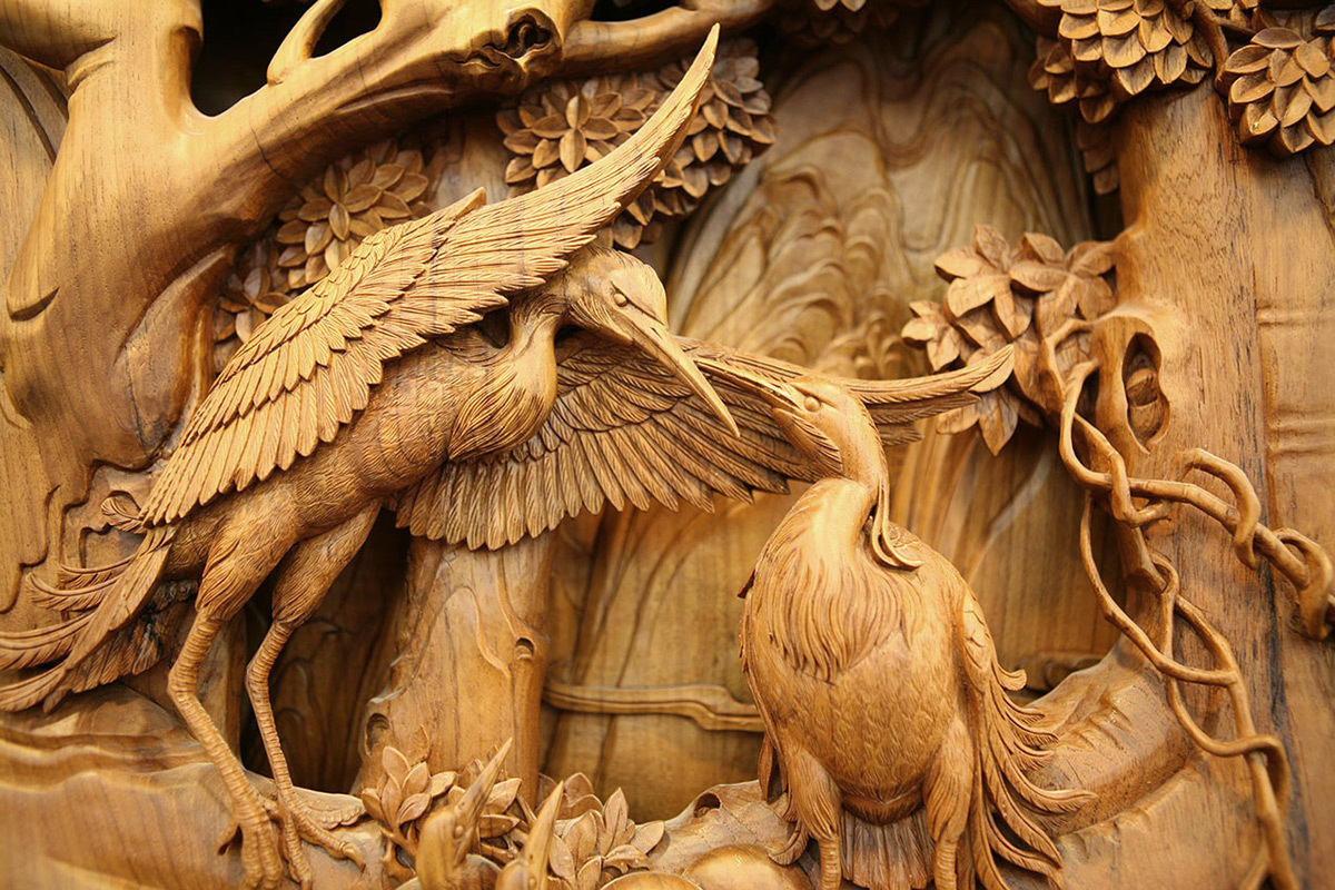 Wood art carving carved wooden artwork panels