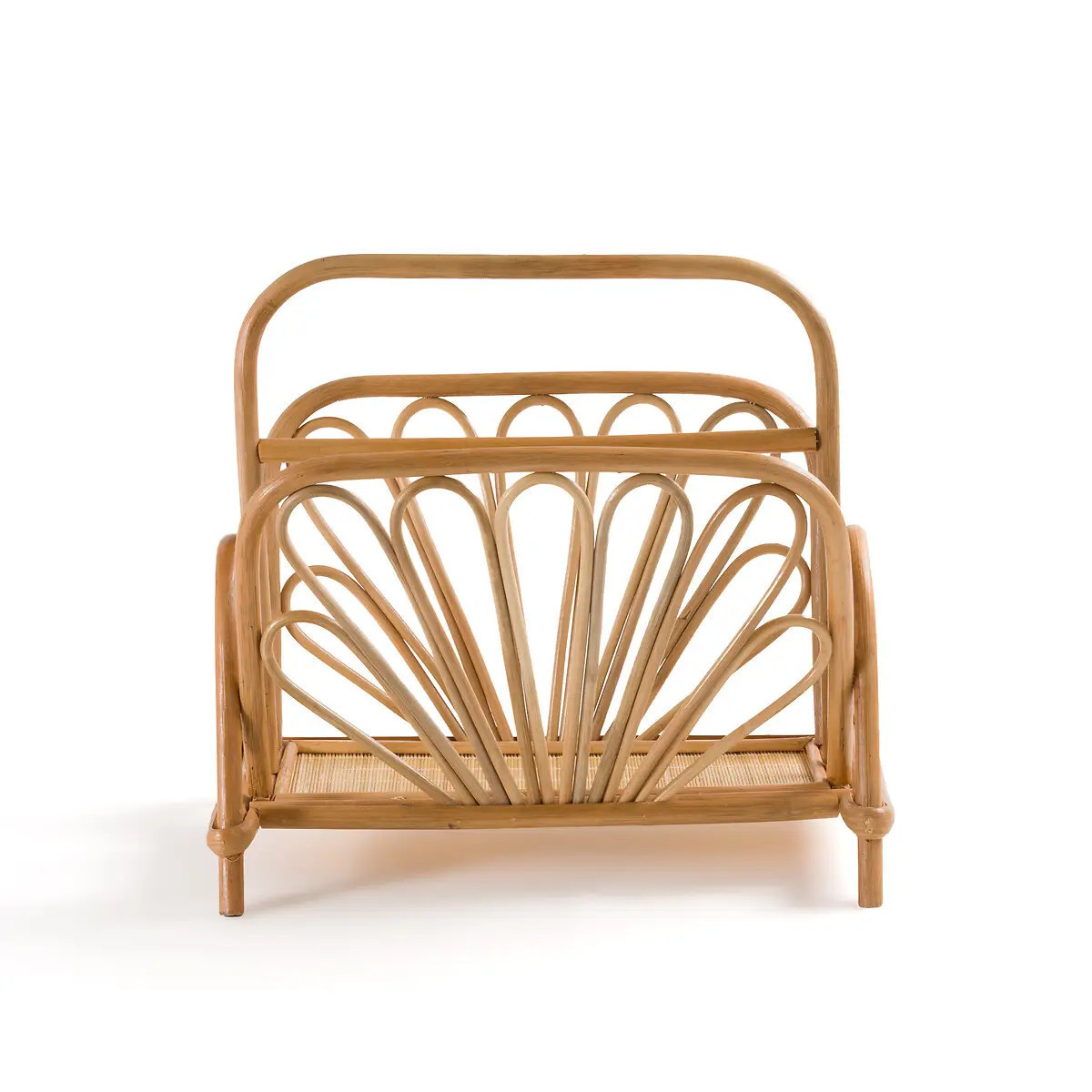 Rattan magazine holder racks newspaper holders paper files office organizer rack produced in Vietnam