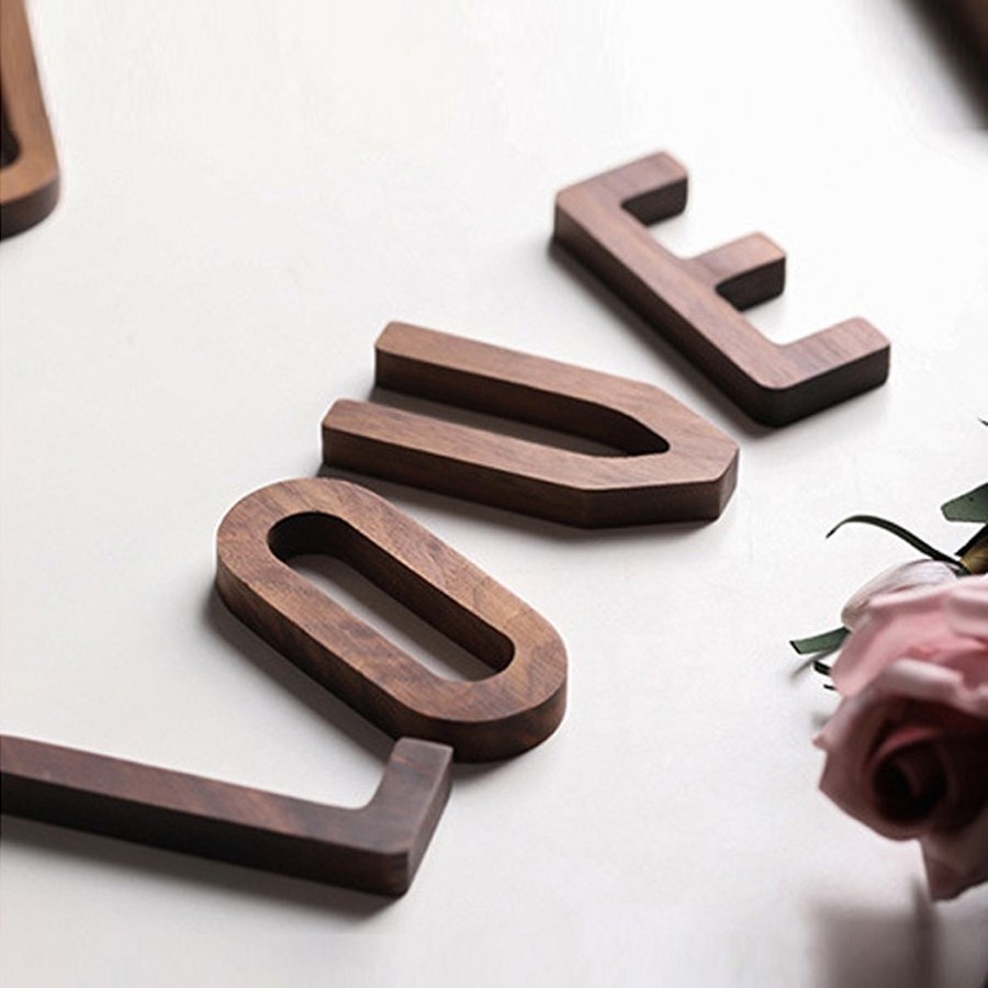 High quality wood alphabet decoration letter new design hanging wall letters for home indoor decor