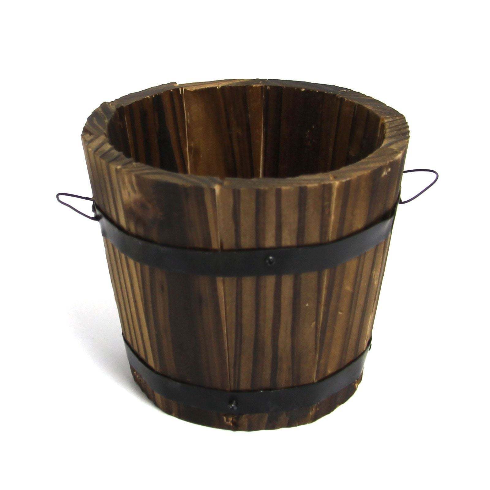 Customized wood sauna bucket for bathroom durable wooden foot bath buckets from manufacturer in Vietnam