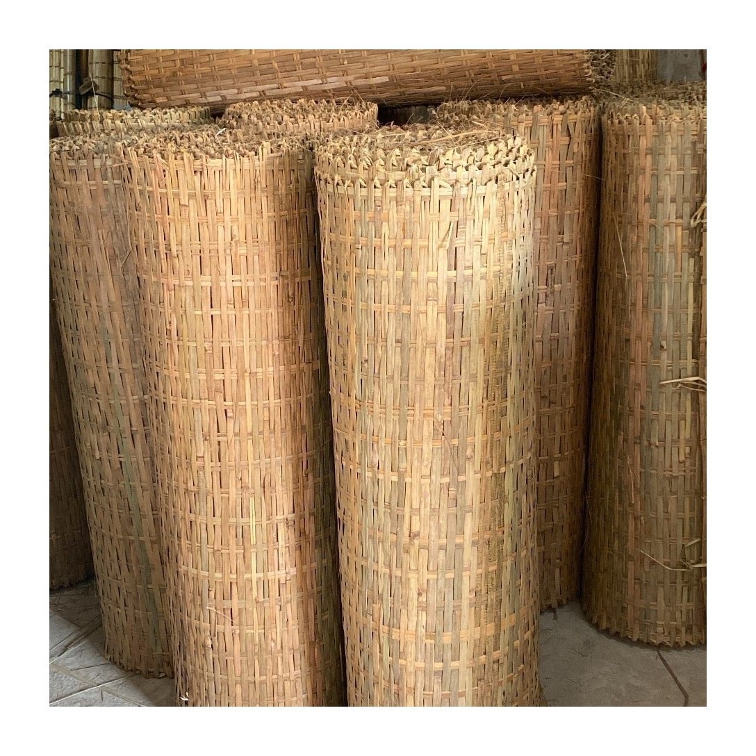 4mm bamboo ceiling plywood floor mat wall coverings natural weaving panels for resort walls