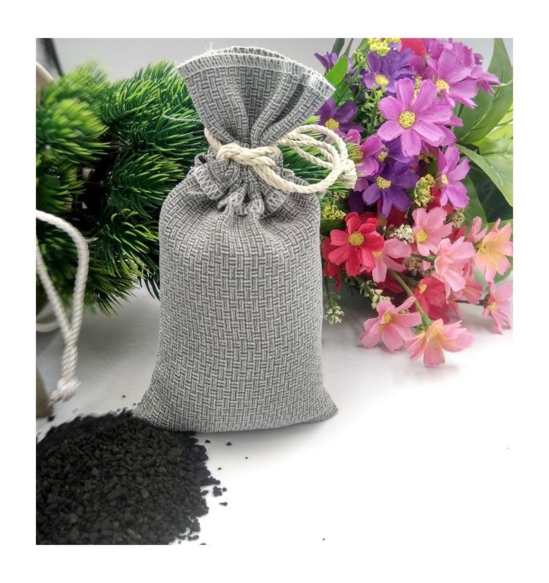 Bamboo moso coconut activated carbon charcoal home air purifier bags air purifying deodorizer bag