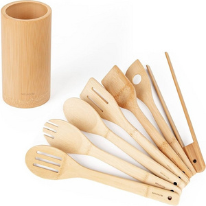 Kitchen tools accessories gadgets cooking tools bamboo tool for cookhouse wooden spoons turner wood made in Vietnam